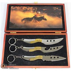 MINI DAGGER COLLECTION IN WOODEN  BOX