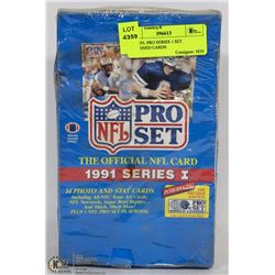 1991 NFL PRO SERIES 1 SET UNOPENED CARDS