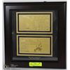 Image 1 : FRAMED 500 EURO BANK NOTE FOILS
