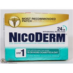 NICODERM STEP 1 24HR W/ WITHDRAWAL PROTECTION