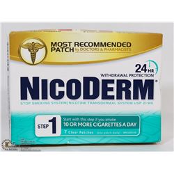 NICODERM STEP 1 24HR W/ WITHDRAWAL PROTECTION