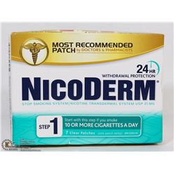 NICODERM STEP 1 24HR W/ WITHDRAWAL PROTECTION