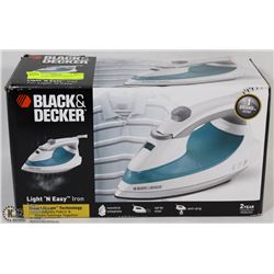 BLACK & DECKER STEAM IRON (TESTED)