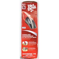 DIRT DEVIL EXPRESS V6 WET. DRY CORDLESS VACUUM