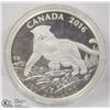 Image 1 : 2016 CANADA  100 DOLLAR PURE SILVER COUGAR COIN