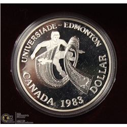 RCM UNIVERSIADE EDMONTON ONE DOLLAR COIN 1983