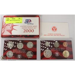 2000 USA MINT SILVER PROOF SET