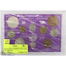 NORMANDY LAMDINGS D-DAY JUNE 1944 COIN SET