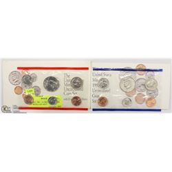US MINT 1992 UNCIRCULATED COIN SET WITH D & P MINT