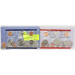 US MINT 1991 UNCIRCULATED COIN SET WITH D & P MINT