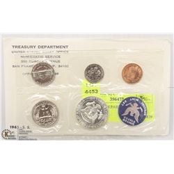 TREASURY DEPARTMENT US 1965 COIN SET