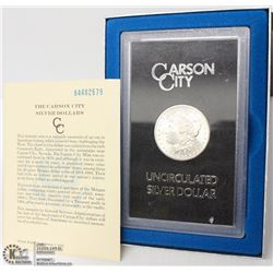 CARSON CITY UNCIRCULATED SILVER DOLLAR