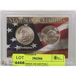 STATE SERIES QUARTERS PHILADELPHIA & DENVER