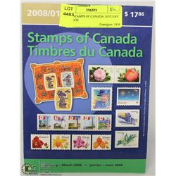 2008  STAMPS OF CANADA JANUARY - MARCH