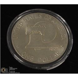 USA 1976 LARGE ONE DOLLAR COIN