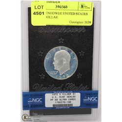 1972 EISENHOWER UNITED STATES PROOF DOLLAR