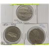 Image 1 : LOT OF THREE CANADIAN DOLLAR COINS