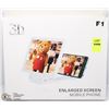 Image 1 : NEW BLACK 3D MOBILE PHONE ENLARGE SCREEN MAGNIFIER