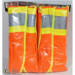 LOT OF 2 FIXMAN SAFETY VESTS SIZE XXLG