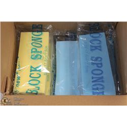 CASE OF 12 BLOCK SPONGES KITCHEN CLEANING