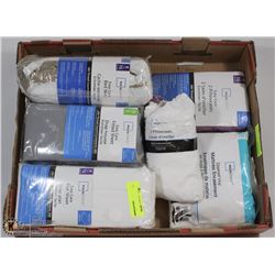 FLAT OF ASSORTED SIZED BEDDING