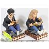 Image 1 : SET OF HARRY POTTER BOOK ENDS, HERMIONE GRANGER &