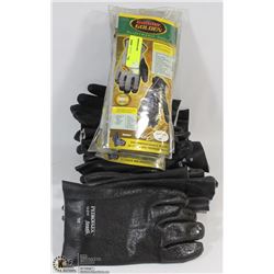 BOX OF WORK GLOVES INCLUDING 4 PAIRS OF