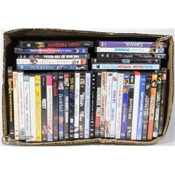 BOX W/39 DVD MOVIES