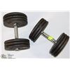 Image 1 : PAIR OF STEEL DUMBBELLS