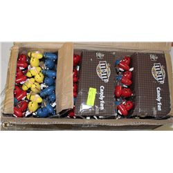 CASE OF SIX 12PCS OF M&M CANDY FANS