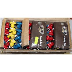 CASE OF SIX 12PCS OF M&M CANDY FANS