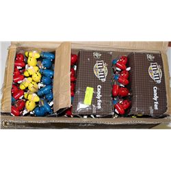CASE OF SIX 12PCS OF M&M CANDY FANS