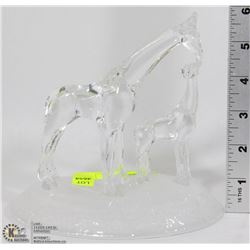 GLASS DESIGN 2 HORSES