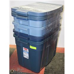 BUNDLE OF 4 RUBBERMAID STORAGE