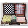 Image 1 : VINTAGE SEALED BACKGAMMON, CHESS, CRIBBAGE,