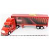 Image 1 : PETERBUILT DIECAST TRACTOR AND PLASTIC TRAILER