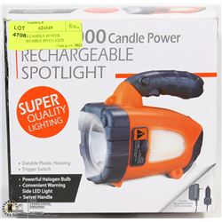 2,000,000 CANDLE POWER RECHARGEABLE SPOTLIGHT