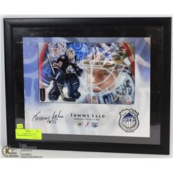EDMONTON OILERS 1979-2004 AUTOGRAPHED TOMMY SALO