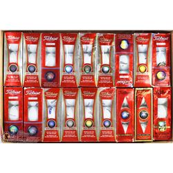 FLAT OF TITLEIST RECLAIMED GOLF BALLS