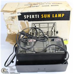 VINTAGE SPERTI SUN LAMP HANDCRAFT CANADA