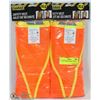 Image 1 : LOT OF 2 SAFETY VESTS - SIZE XL