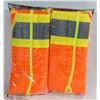 Image 1 : LOT OF 2 SAFETY VESTS - SIZE XL