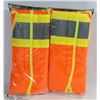 Image 1 : LOT OF 2 SAFETY VESTS - SIZE XL