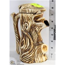 TREE TRUNK TEAPOT