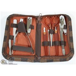 10 PCS. MANICURE SET NEW IN CASE