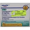 Image 1 : EQUATE TRANSDERMAL STEP 1 NICOTINE PATCH 21MG/DAY