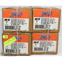 LOT OF 4 BOXES 5" BLENDING DISCS