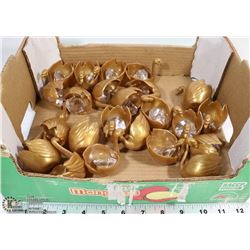 FLAT OF SWANS WITH IMITATION DIAMONDS