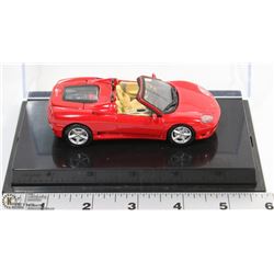 HOT WHEELS DIE CAST FERRARI CAR IN DISPLAY CASE