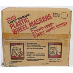 CASE OF PLASTIC WHEEL COVERS